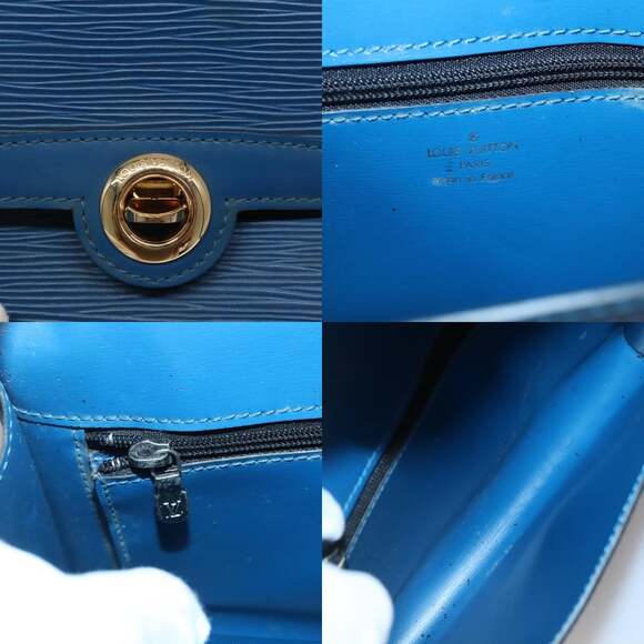 LOUIS VUITTON Epi Pochette Arche Shoulder Bag Blue M52575 - Picture 11 of 12